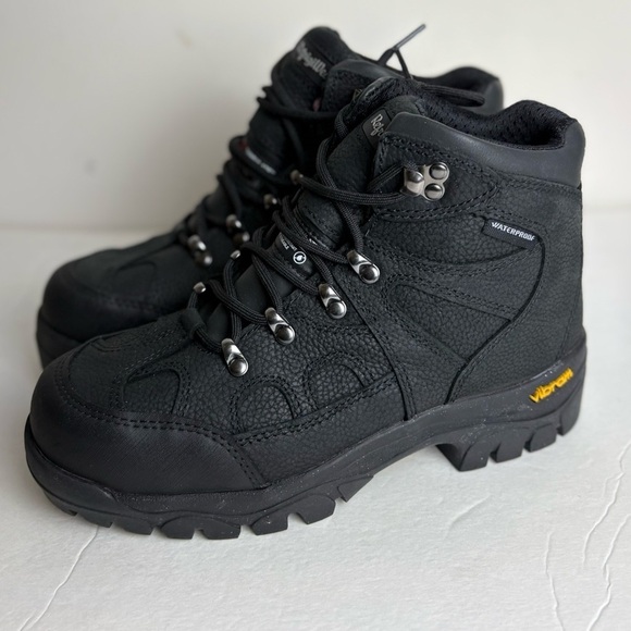 RefrigiWear EnduraMax Insulated Work Boot Leather Waterproof Vibram Black  6.5 main image 5